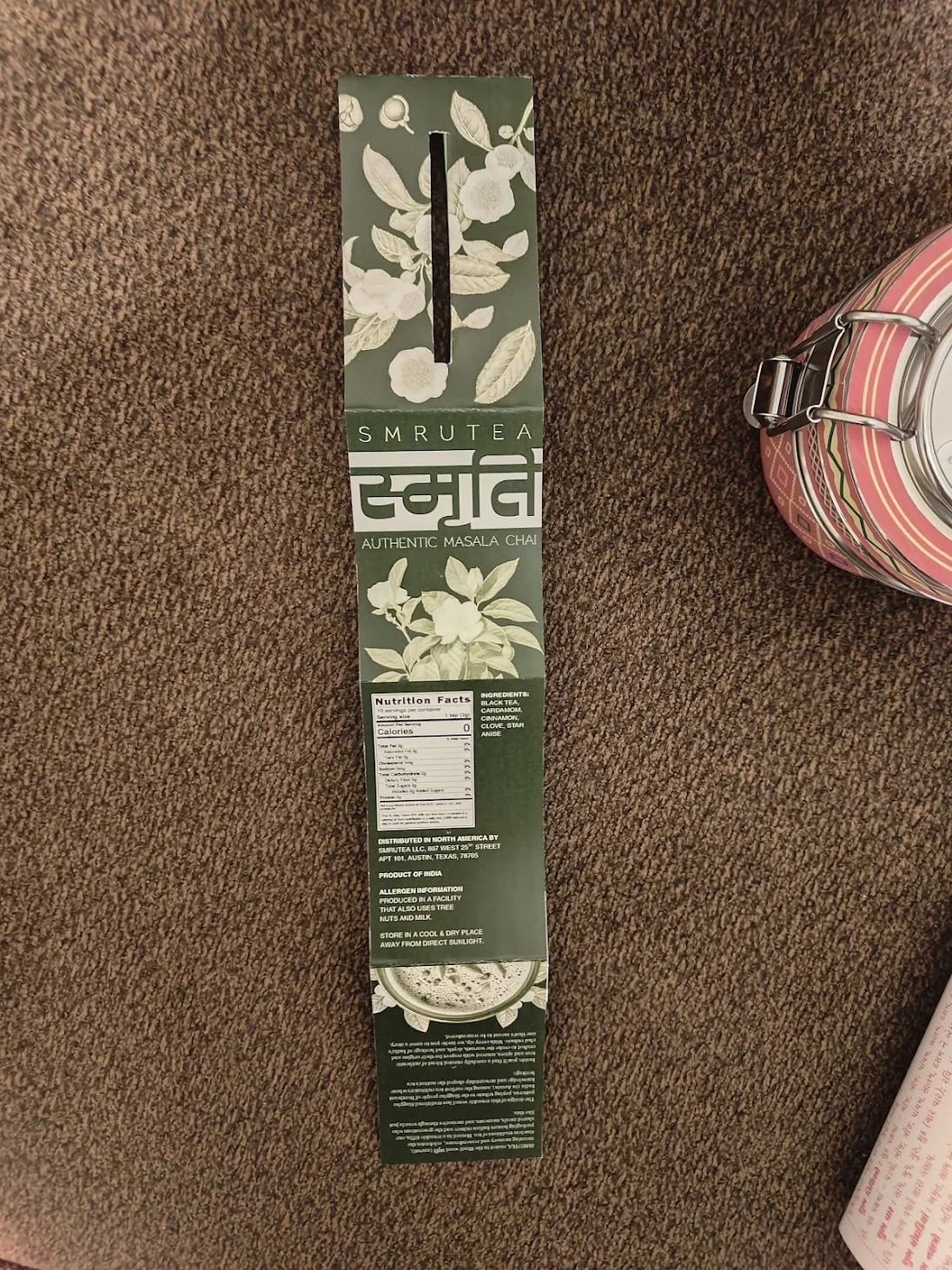 Reprinted wrap around slip